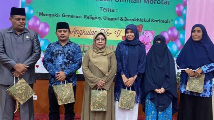 RA Wihdatul Ummah Morotai Gelar Penamatan & Pameran Karya Anak Didik