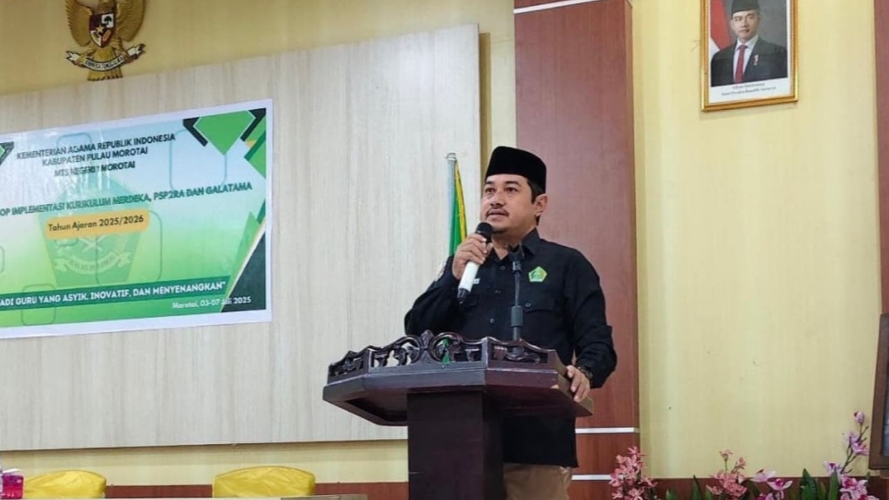 ABDURACHMAN ASSAGAF: BUKA WORKSHOP KURIKULUM MERDEKA DAN GALATAMA DI MTSN 1