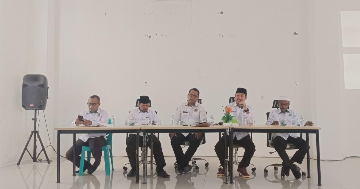 MONITORING KINERJA DAN REALISASI ANGGARAN, KEMENAG MOROTAI TEGASKAN KOMITMEN ZONA INTEGRITAS