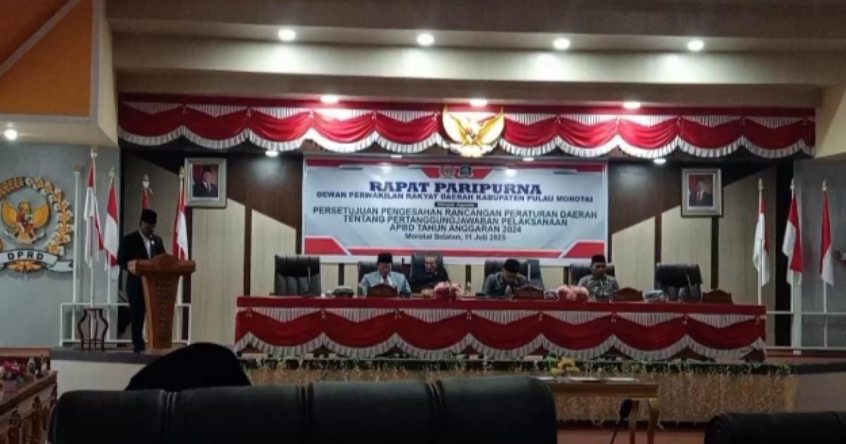 KEMENAG MOROTAI HADIR DALAM RAPAT PARIPURNA DPRD PULAU MOROTAI