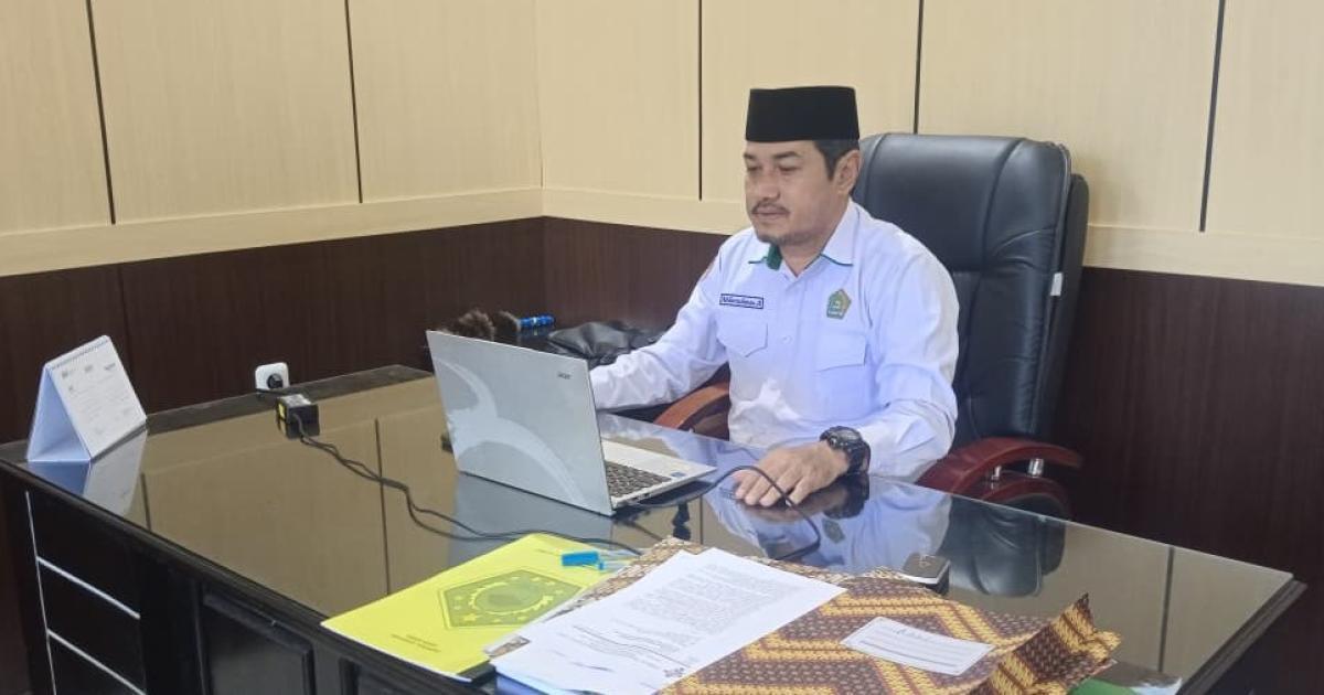 KakanKemenag Morotai Hadiri Rapat Hybrid Kemenag RI, Pengawasan dan Akuntabilitas Jadi Sorotan