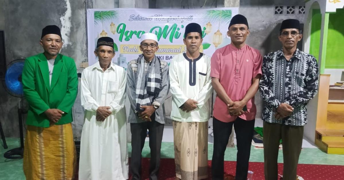 Di Tengah Minoritas Muslim, Kasubag TU Kemenag Morotai Isi Ceramah Isra Mi’raj