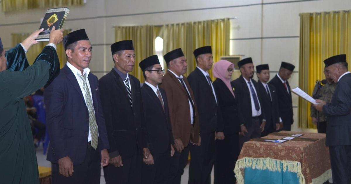 Ridwan Istanto Resmi Pimpin KUA Wasile Selatan, Kakankemenag Morotai: Amanah Ini Harus Dijalankan dengan Profesional