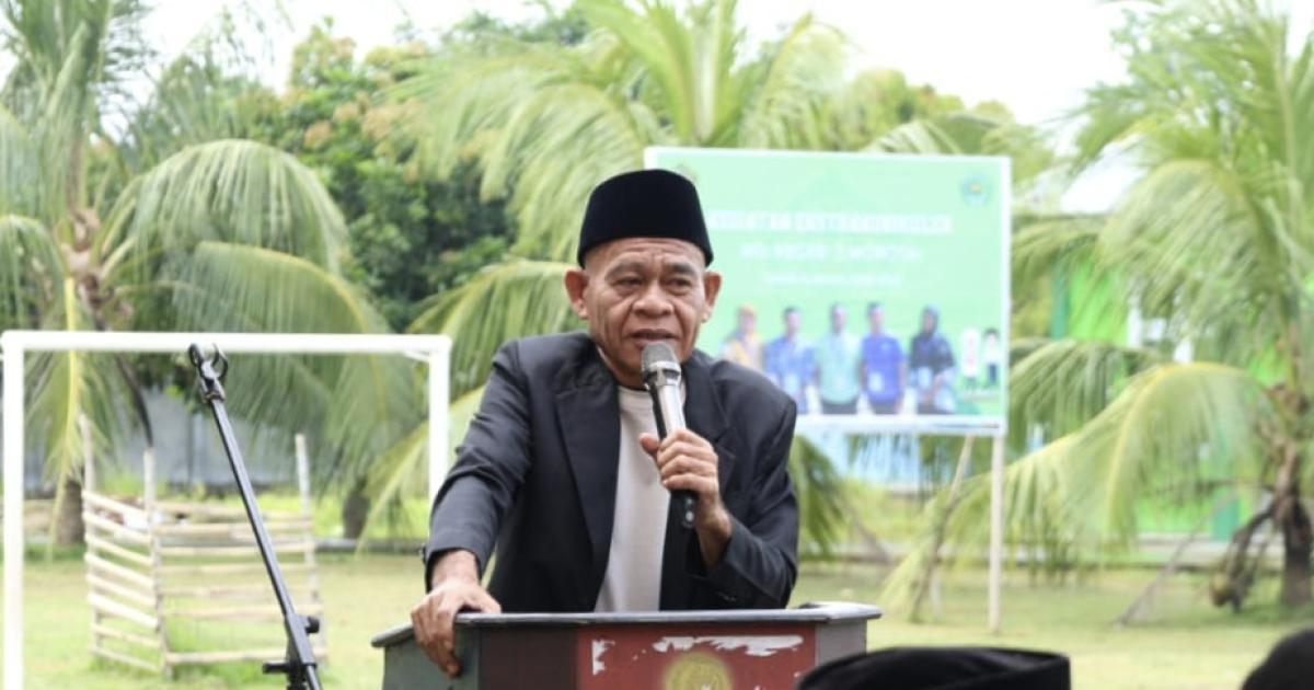 MOROTAI JADI PRIORITAS NASIONAL, KAKANWIL KEMENAG MALUT RESMIKAN PEMBANGUNAN  MTSN 2