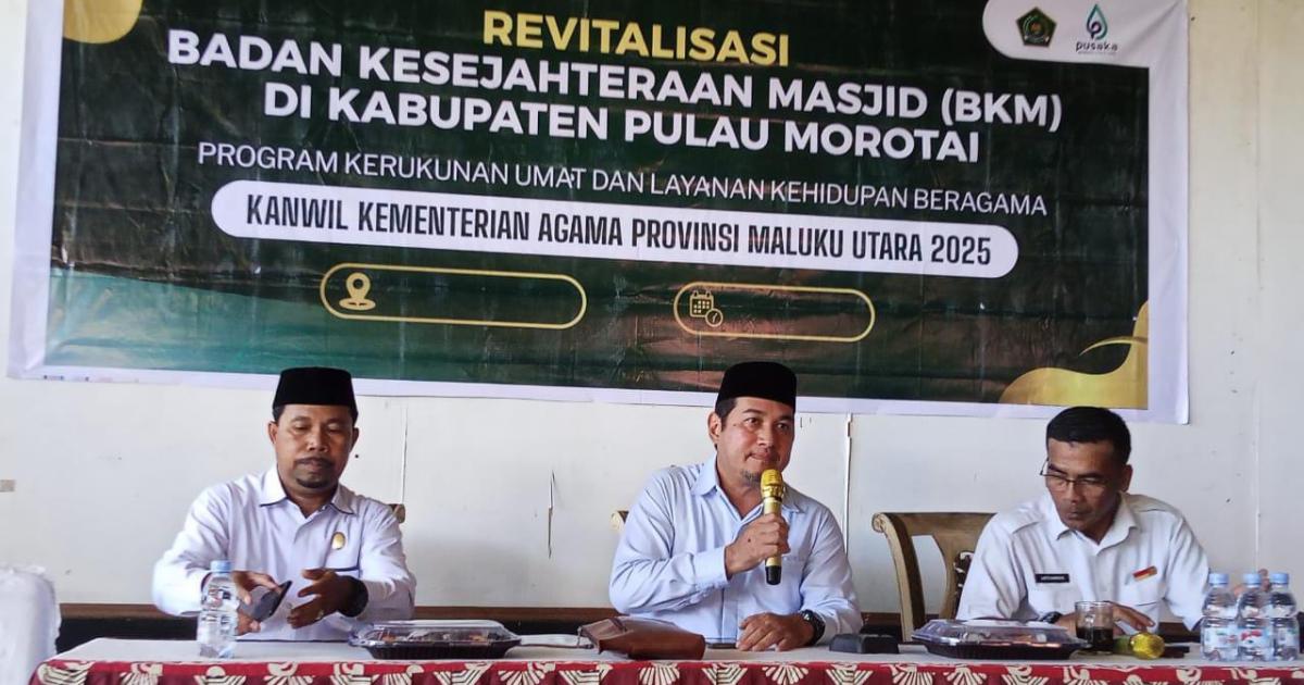 Penguatan Peran Masjid Jadi Fokus Revitalisasi BKM di Morotai