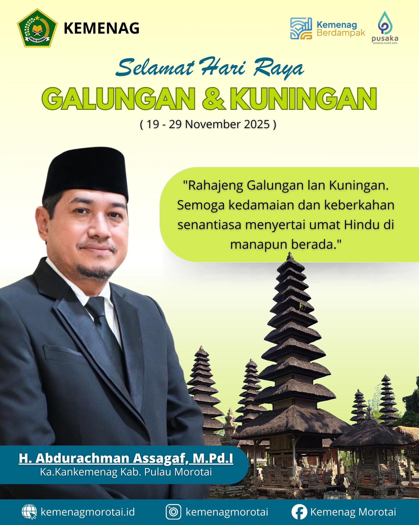 Selamat Hari Raya Galungan & Kuningan